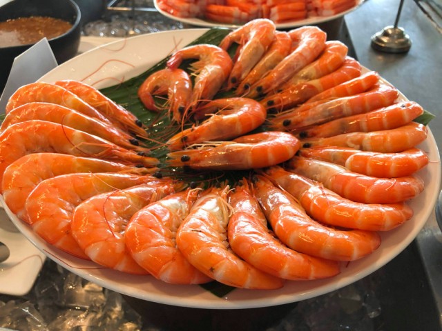 Steamed prawn -the terrace72